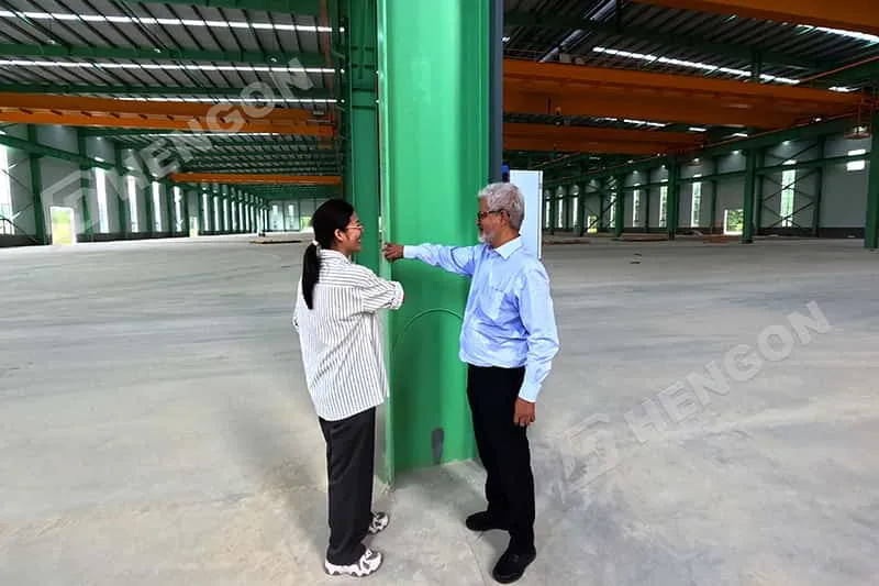 Estructura metálica para almacén de frío para el mercado de Bangladesh