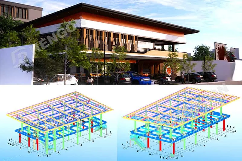 Prefabricated Steel Structure Restaurant Project | Customized Design & Smooth Delivery