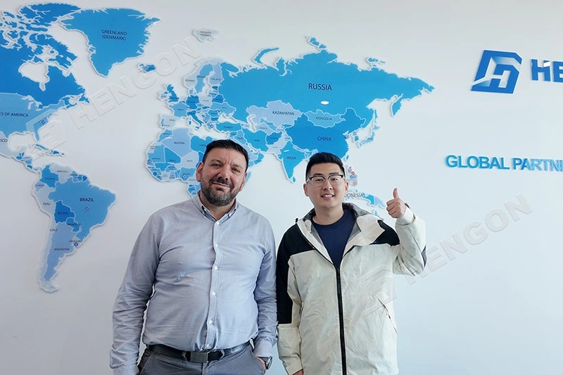 Greek Client Visits Hengon for Project Discussion and Future Cooperation