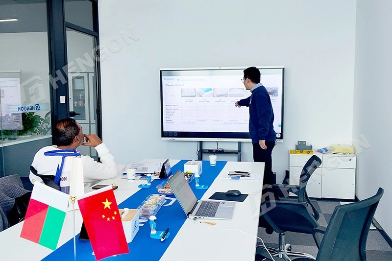 Madagascar Client Conducts Factory Inspection for Steel Projects