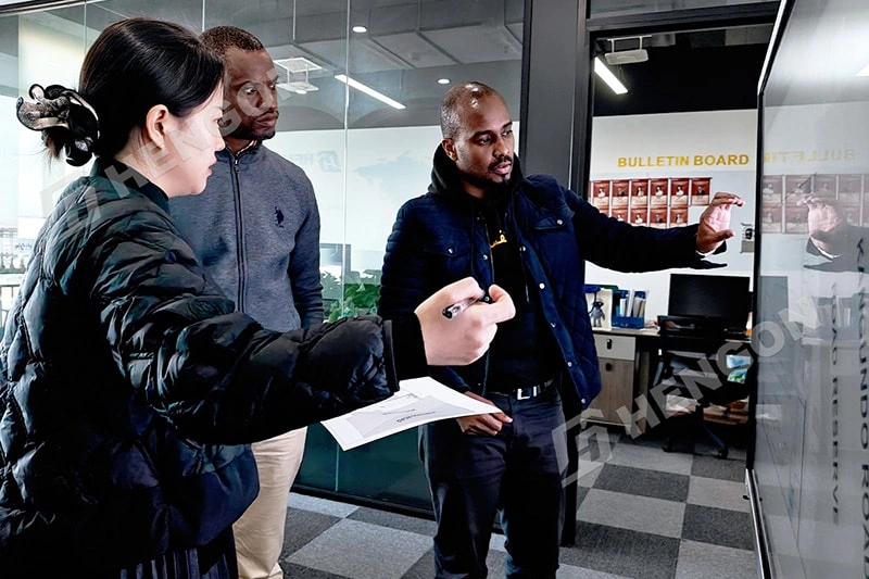 Kenya Client Visits for Bus Station Project Inspection