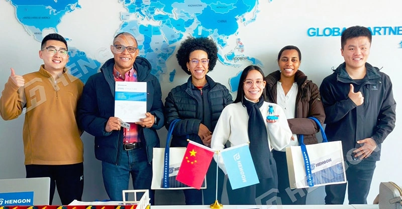 Dominican Engineering Team Visits for Factory Inspection